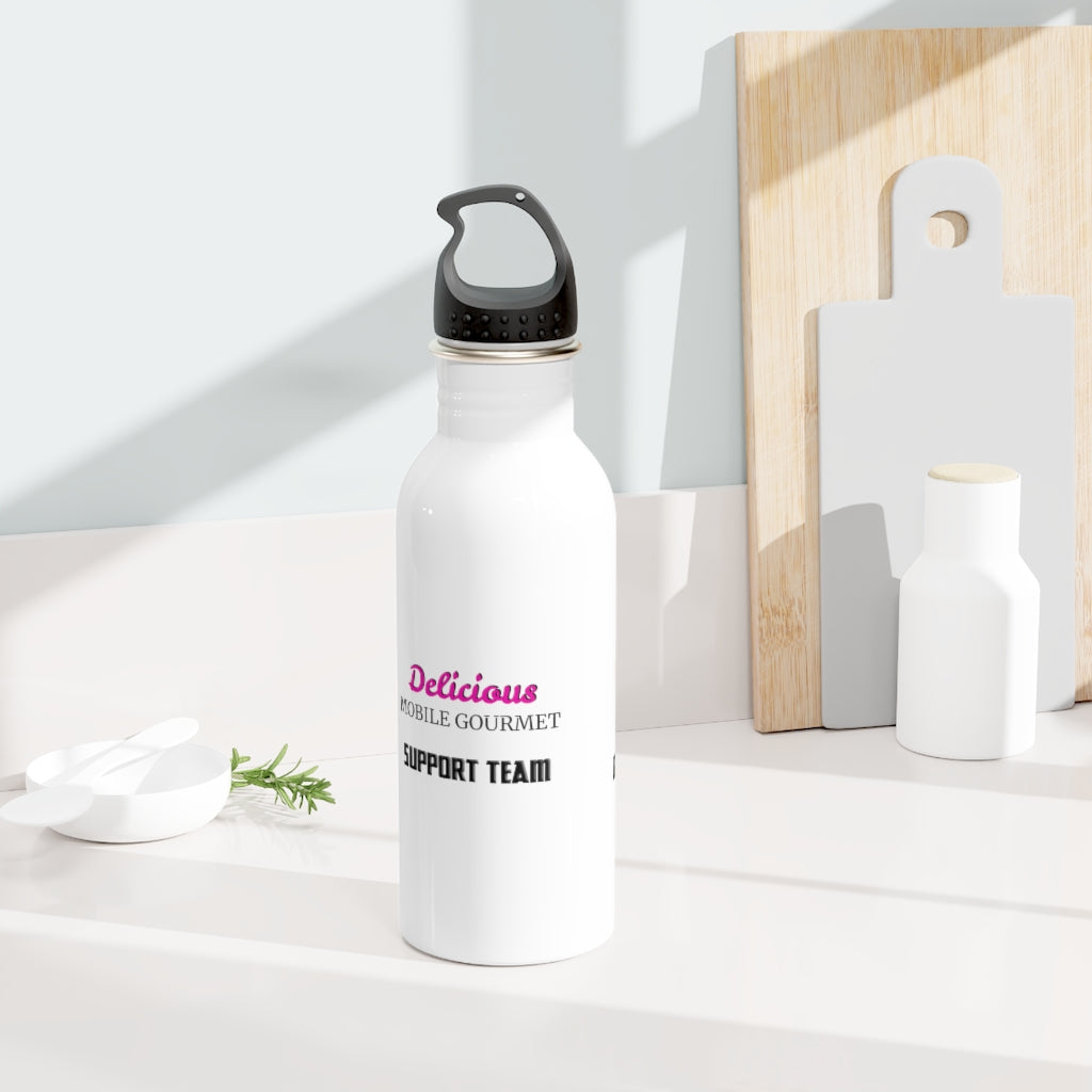 Support Team Stainless Steel Water Bottle