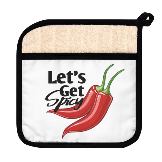 Let’s Get Spicy Pot Holder with Pocket